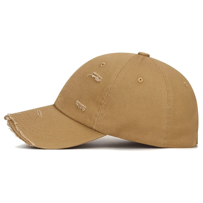 Fashion Khaki Outdoor Hut 6 geschwungenes Visor-Panel Baseballkappe mit niedrigerem Preis