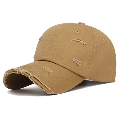 Fashion Khaki Outdoor Hut 6 geschwungenes Visor-Panel Baseballkappe mit niedrigerem Preis