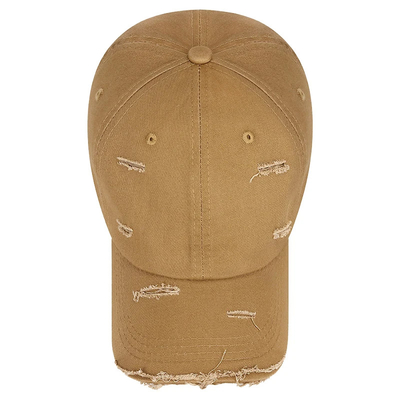 Fashion Khaki Outdoor Hut 6 geschwungenes Visor-Panel Baseballkappe mit niedrigerem Preis