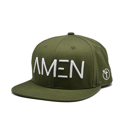 Customized Logo Stiftung Snapback Hut mit leichter Baumwolle