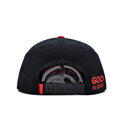 Snapback-Hut in verstellbaren Größen mit 3D-Brädern Logo und Innenbanddruck Gewebtes Etikett