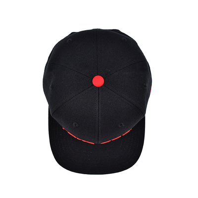 Snapback-Hut in verstellbaren Größen mit 3D-Brädern Logo und Innenbanddruck Gewebtes Etikett