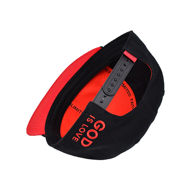 Snapback-Hut in verstellbaren Größen mit 3D-Brädern Logo und Innenbanddruck Gewebtes Etikett