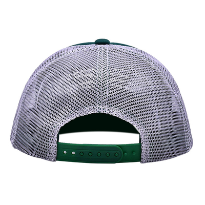 Custom Sponge Komfortable 6 Panel Flat Visor Konstruierte Trucker Cap mit Stickplatte