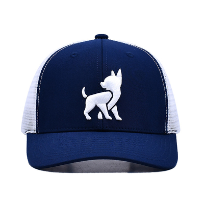 Unisex Mesh Trucker Cap mit gesticktem Logo und Druckband
