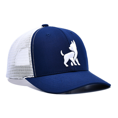 Unisex Mesh Trucker Cap mit gesticktem Logo und Druckband