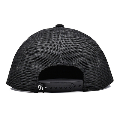 Atemberaubende Baumwolle 6 Panel Unisex Trucker Cap mit gesticktem Logo und gewebtem Etikett