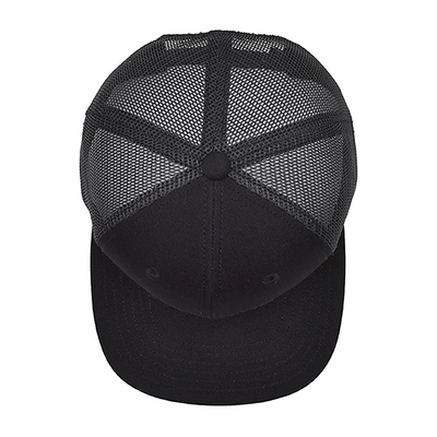 Atemberaubende Baumwolle 6 Panel Unisex Trucker Cap mit gesticktem Logo und gewebtem Etikett