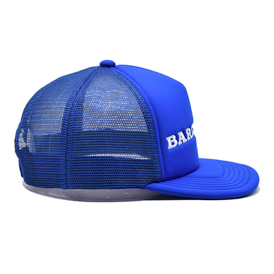Broderiertes Logo Alle Jahreszeiten Hut 6-Panel Konstruktion Kappen mit Sponge Visor und Front-Panel