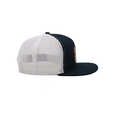 Geschneiderte Broderierte Augenlider 6 Panel Trucker Cap mit vorgebogenen Visor