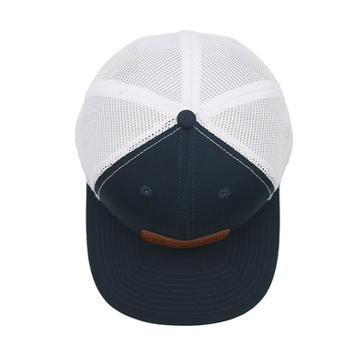 Geschneiderte Broderierte Augenlider 6 Panel Trucker Cap mit vorgebogenen Visor