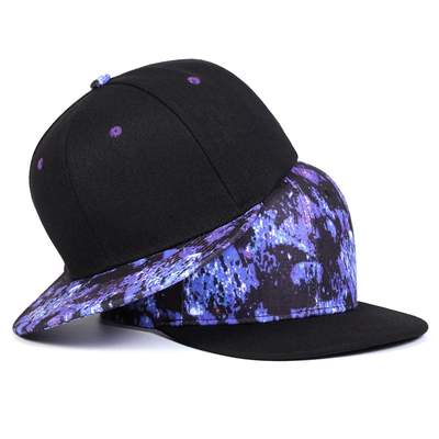 Unisex Purpur Starry Sky Printing Hip-Hop Hüte Mode Frühling Herbst Outdoor Verstellbare Casual Snapback Hüte
