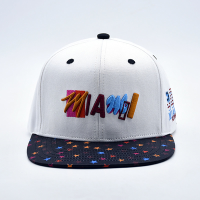 Neue Mode Hip Hop Outdoor Sport 3d Puff Snapback Kappe Broderiertes Logo Custom Hochwertige Männer Frauen Flat Brim Snapback