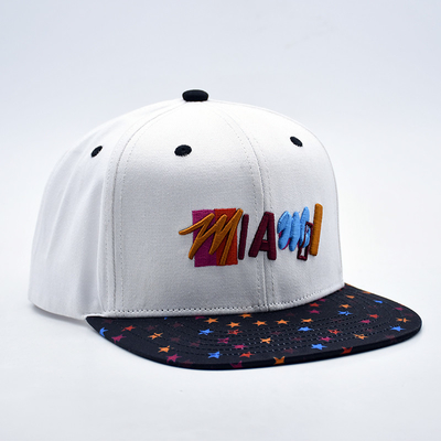 Neue Mode Hip Hop Outdoor Sport 3d Puff Snapback Kappe Broderiertes Logo Custom Hochwertige Männer Frauen Flat Brim Snapback