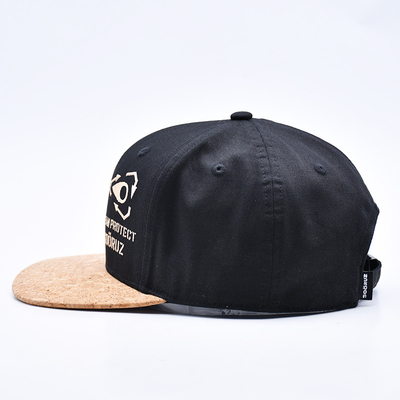 Leichte Baumwolle Flat Brim Snapback Hüte Anpassung verfügbar