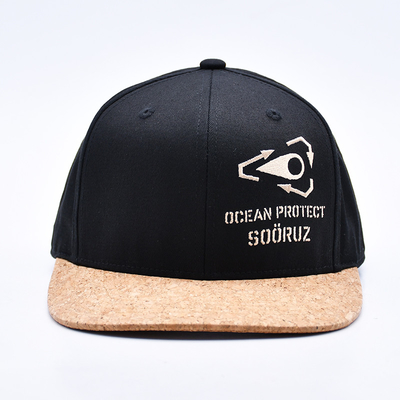 Leichte Baumwolle Flat Brim Snapback Hüte Anpassung verfügbar