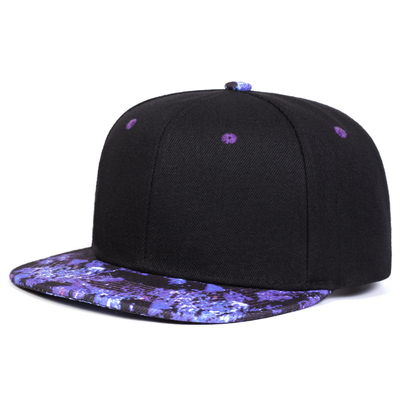 Unisex Purpur Starry Sky Printing Hip-Hop Hüte Mode Frühling Herbst Outdoor Verstellbare Casual Snapback Hüte