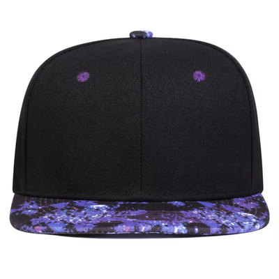 Unisex Purpur Starry Sky Printing Hip-Hop Hüte Mode Frühling Herbst Outdoor Verstellbare Casual Snapback Hüte