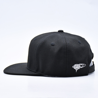 Custom Embroidery Logo 6 Panel Snapback Hut Kappe Hochwertige Großhandel Baumwolle Männer Flat Bill Gorras Snapback Hüte