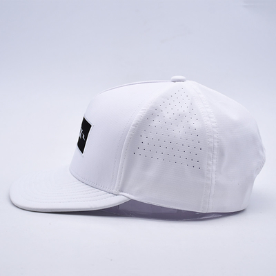 Großhandel 5 Panel Flat Bill Snapback Hut Custom OEM Logo Snapback Kappe für Männer
