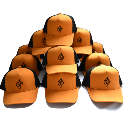 3D-gebrauchte Trucker-Kappen mit Premium-Baumwoll-Schweißband
