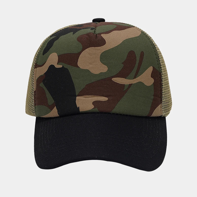 Oem Hochwertige Großhandel Mesh Trucker Cap 5 Panel Plain Rücken Trucker Hut Custom Gorras Mesh Hüte