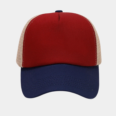 Oem Hochwertige Großhandel Mesh Trucker Cap 5 Panel Plain Rücken Trucker Hut Custom Gorras Mesh Hüte
