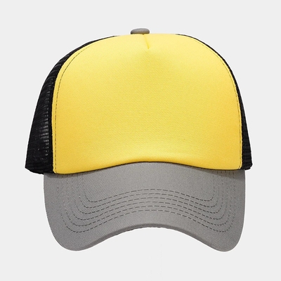 Oem Hochwertige Großhandel Mesh Trucker Cap 5 Panel Plain Rücken Trucker Hut Custom Gorras Mesh Hüte