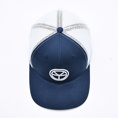 BSCI OEM Custom Logo Stickerei Richardson Trucker Hut Mesh Schnapp-Rück-Gorras 6 Panel Trucker Cap