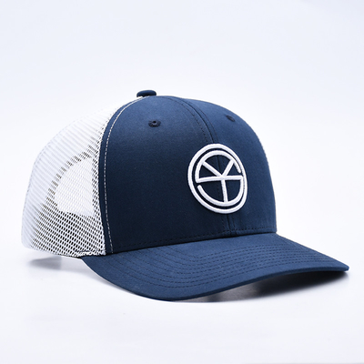 BSCI OEM Custom Logo Stickerei Richardson Trucker Hut Mesh Schnapp-Rück-Gorras 6 Panel Trucker Cap
