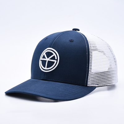 BSCI OEM Custom Logo Stickerei Richardson Trucker Hut Mesh Schnapp-Rück-Gorras 6 Panel Trucker Cap