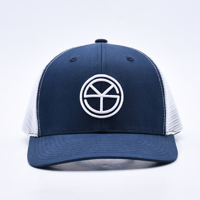 BSCI OEM Custom Logo Stickerei Richardson Trucker Hut Mesh Schnapp-Rück-Gorras 6 Panel Trucker Cap