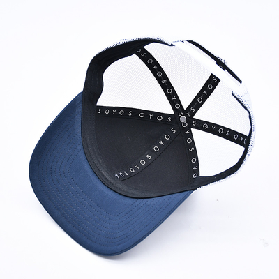 BSCI OEM Custom Logo Stickerei Richardson Trucker Hut Mesh Schnapp-Rück-Gorras 6 Panel Trucker Cap