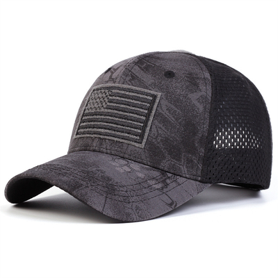 Besonders gestrickte 6 Panels Baumwolle Twill Profil Trucker Cap mit gebogenen Visor