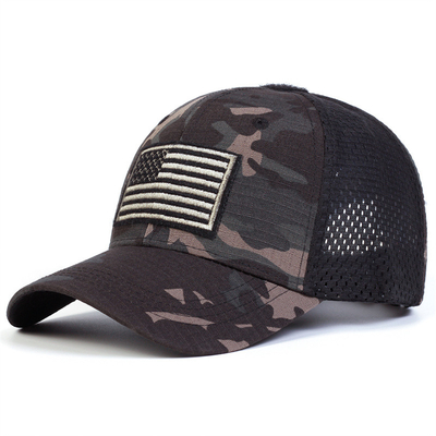 Besonders gestrickte 6 Panels Baumwolle Twill Profil Trucker Cap mit gebogenen Visor