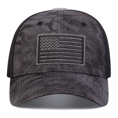 Besonders gestrickte 6 Panels Baumwolle Twill Profil Trucker Cap mit gebogenen Visor