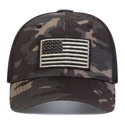 Besonders gestrickte 6 Panels Baumwolle Twill Profil Trucker Cap mit gebogenen Visor