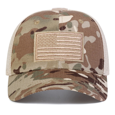 Besonders gestrickte 6 Panels Baumwolle Twill Profil Trucker Cap mit gebogenen Visor