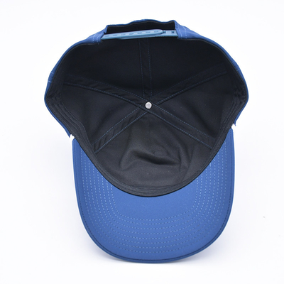 Großhandel Blue Rope Baseball Cap Custom Struktur Broderie Logo 5 Panel Golf Hüte Gorras