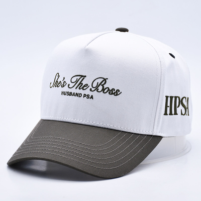 Unisex zweifarbiger Baseball-Hut-Kappe Custom-Köpfe gestickt Logo-Snapback Sport Baseball-Kappen für Männer
