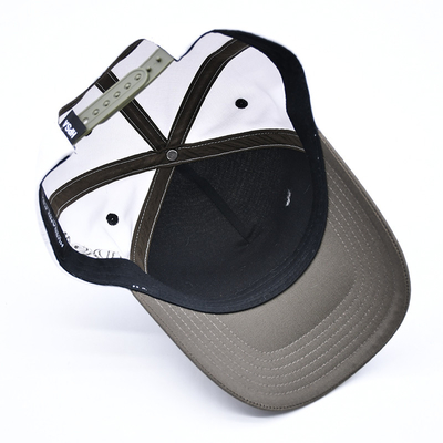 Unisex zweifarbiger Baseball-Hut-Kappe Custom-Köpfe gestickt Logo-Snapback Sport Baseball-Kappen für Männer