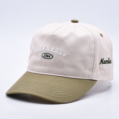 BSCI Großhandel 5 Panel Soft-Top Cap Vintage Dad Sport Hut kundenspezifische Stickerei Logo Baseball Cap für Erwachsene