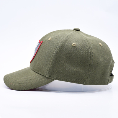 Custom Gorras Sportlieferant 6 Panel Grüne Baseballkappe Hochwertige 3d Stickerei Baseballhut