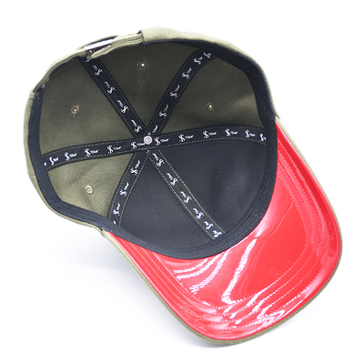 Custom Gorras Sportlieferant 6 Panel Grüne Baseballkappe Hochwertige 3d Stickerei Baseballhut