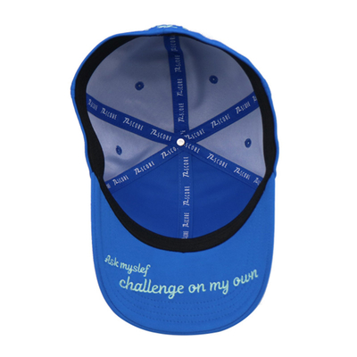 Großhandel Unisex geschwungener 6 Panels Baumwolle geschlossener Rücken bestickter Baseballhut
