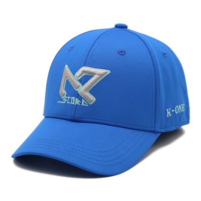 Großhandel Unisex geschwungener 6 Panels Baumwolle geschlossener Rücken bestickter Baseballhut