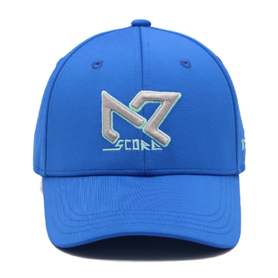 Großhandel Unisex geschwungener 6 Panels Baumwolle geschlossener Rücken bestickter Baseballhut