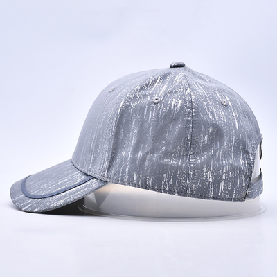 Großhandel Unisex einfache Männer 6 Panel gebogene Kante Baseballhut Kappe Custom Logo