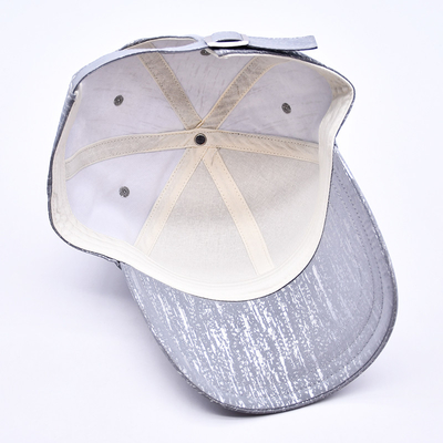 Großhandel Unisex einfache Männer 6 Panel gebogene Kante Baseballhut Kappe Custom Logo