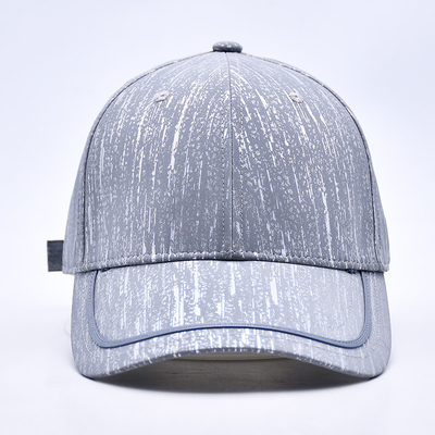 Großhandel Unisex einfache Männer 6 Panel gebogene Kante Baseballhut Kappe Custom Logo